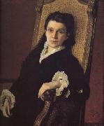 Ilia Efimovich Repin Sita Suowa portrait France oil painting artist